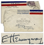 Ernest Hemingway Envelope Signed